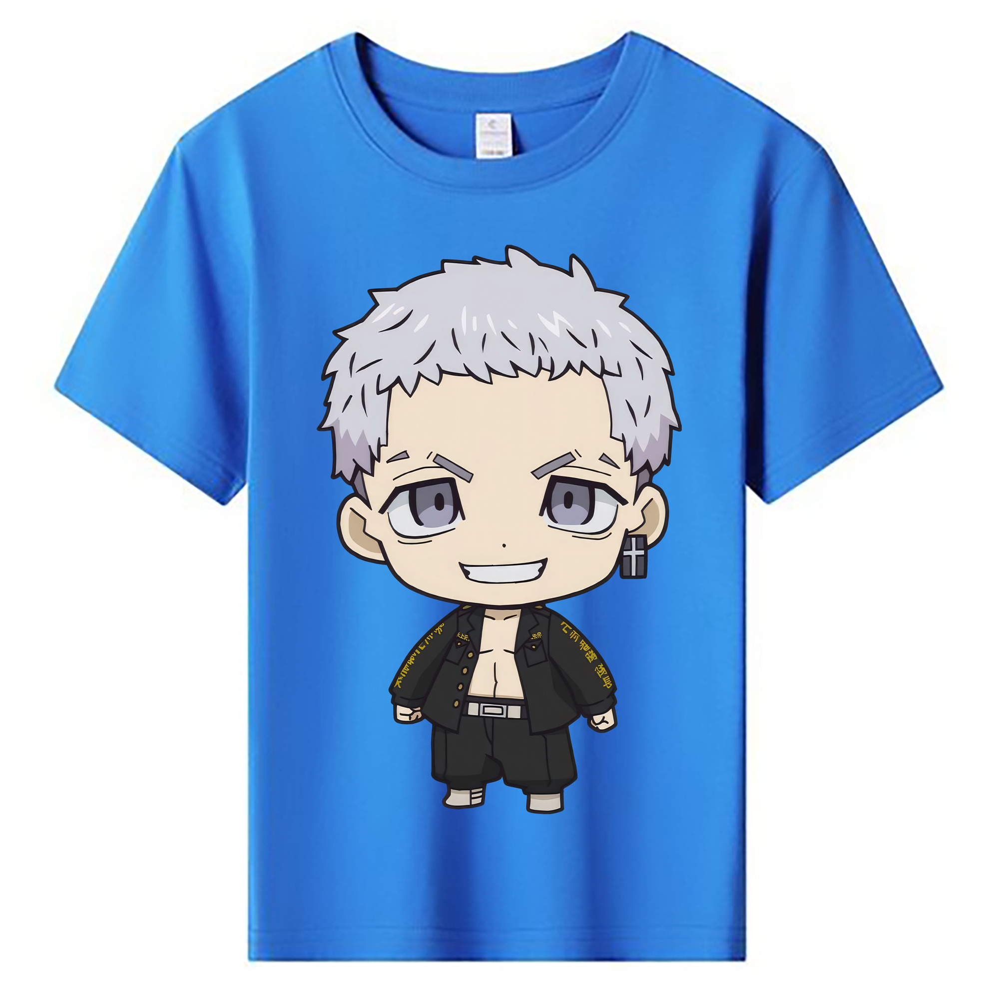 （画像用） 東京リベンジャーズ Tokyo Revengers 綿100％キッズTシャツ（フロントプリント）